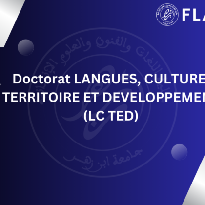 LANGUES, CULTURE, TERRITOIRE ET DEVELOPPEMENT (LC TED)